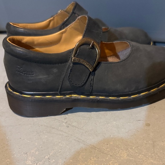 Vintage 90s Dr. Martens Gray Blue 8141 Single Strap Mary Jane UK 4 US 6 England - Picture 10 of 10